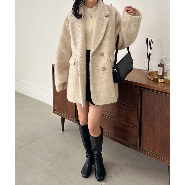 ダブルテーラードシャギージャケット | RANAN | 詳細画像14 