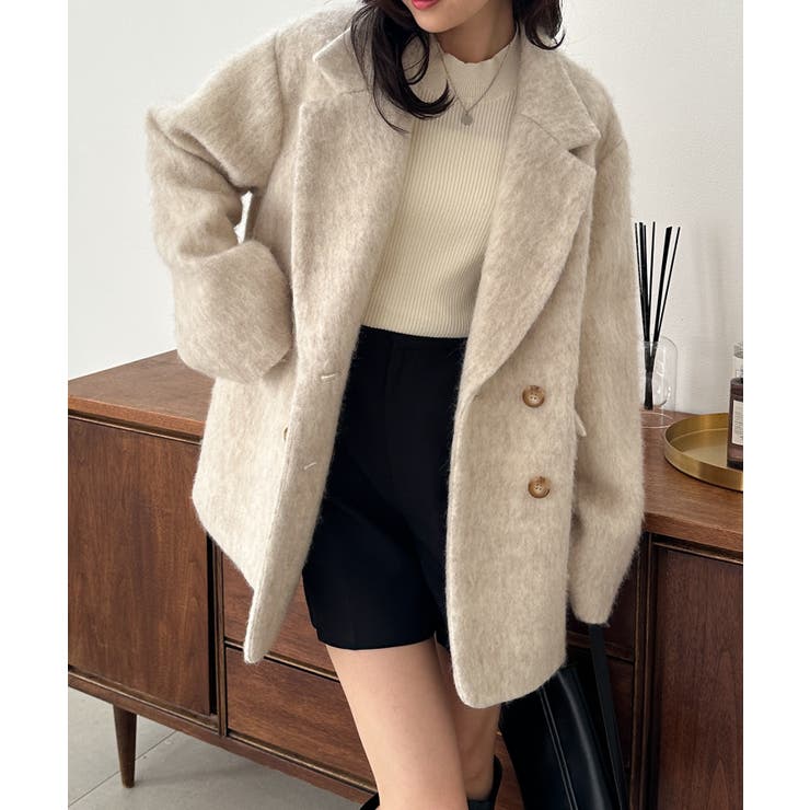 ダブルテーラードシャギージャケット | RANAN | 詳細画像15 