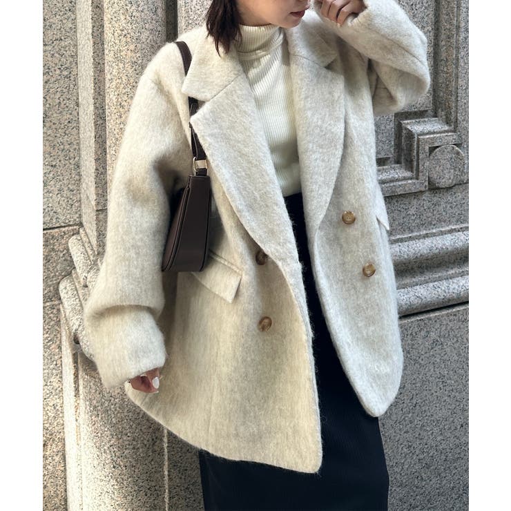 ダブルテーラードシャギージャケット | RANAN | 詳細画像16 