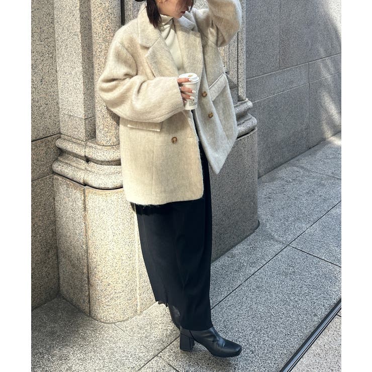 ダブルテーラードシャギージャケット | RANAN | 詳細画像18 