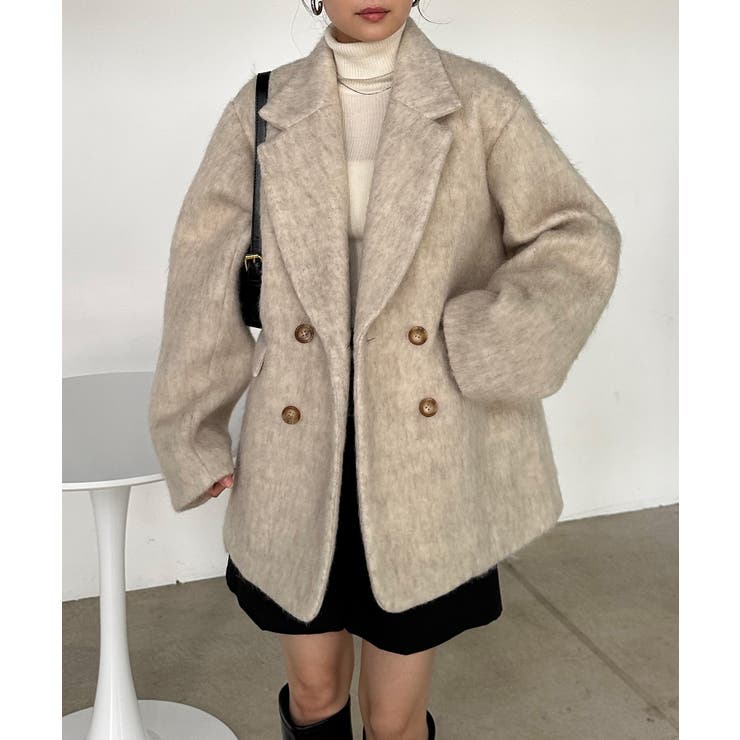 ダブルテーラードシャギージャケット | RANAN | 詳細画像2 