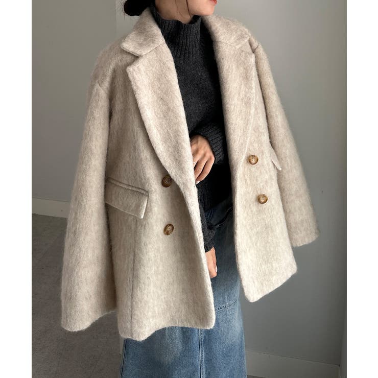 ダブルテーラードシャギージャケット | RANAN | 詳細画像21 