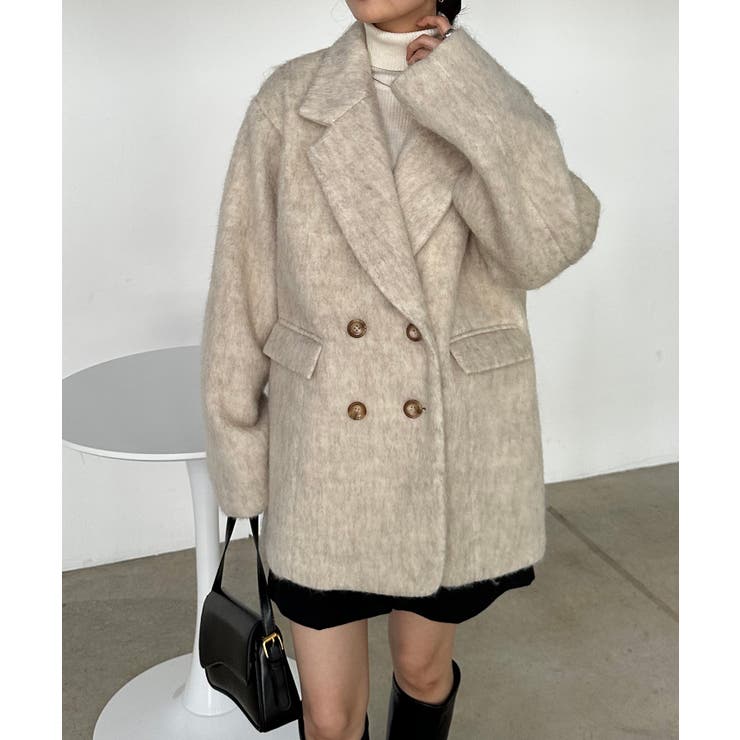 ダブルテーラードシャギージャケット | RANAN | 詳細画像5 