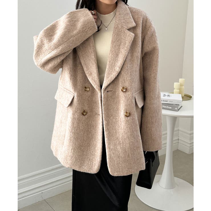 ダブルテーラードシャギージャケット | RANAN | 詳細画像50 