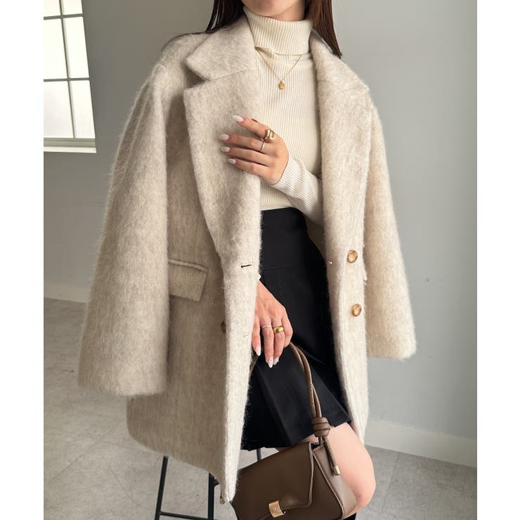 ダブルテーラードシャギージャケット | RANAN | 詳細画像9 