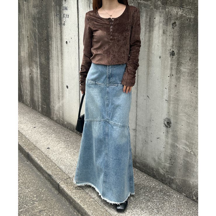 シアーベロアヘンリーネックトップス | RANAN | 詳細画像22 