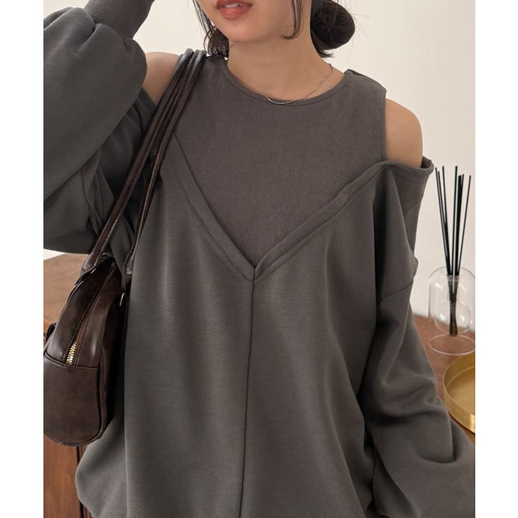 フェイクレイヤードデザインスウェット | RANAN | 詳細画像1 