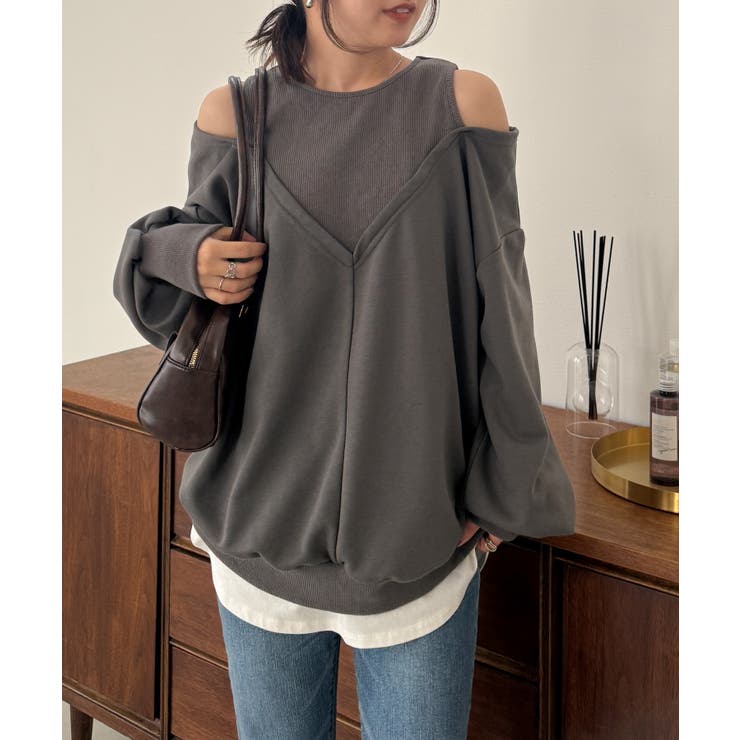 フェイクレイヤードデザインスウェット | RANAN | 詳細画像2 