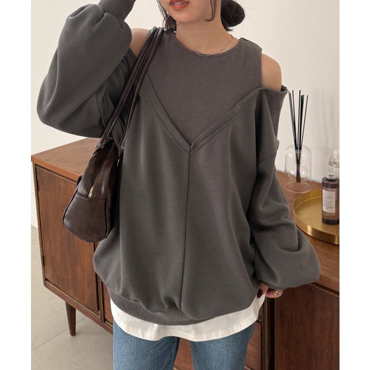 フェイクレイヤードデザインスウェット | RANAN | 詳細画像3 