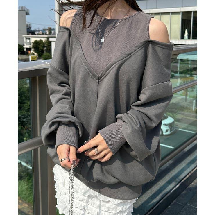 フェイクレイヤードデザインスウェット | RANAN | 詳細画像6 