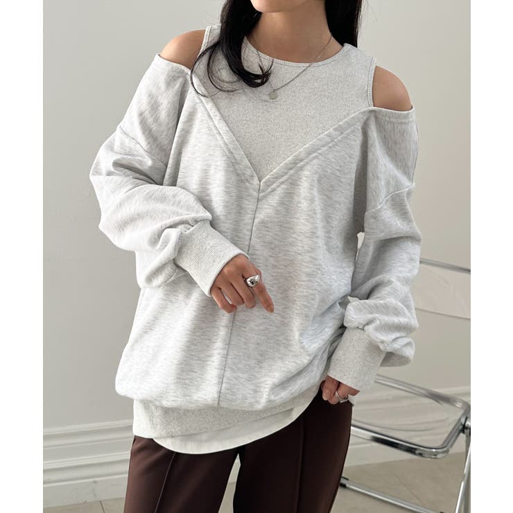 フェイクレイヤードデザインスウェット | RANAN | 詳細画像7 