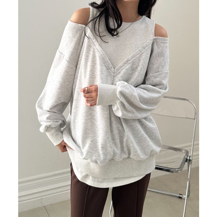 フェイクレイヤードデザインスウェット | RANAN | 詳細画像9 