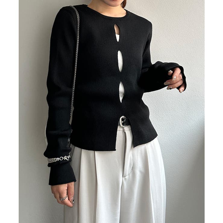 フロントホールリブニット | RANAN | 詳細画像2 