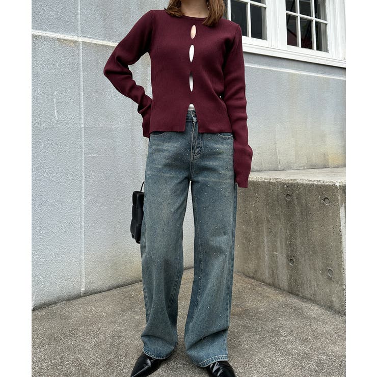 フロントホールリブニット | RANAN | 詳細画像20 