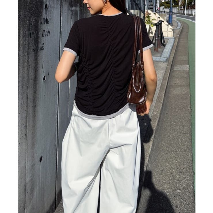 シャーリングレイヤードTシャツ | RANAN | 詳細画像22 