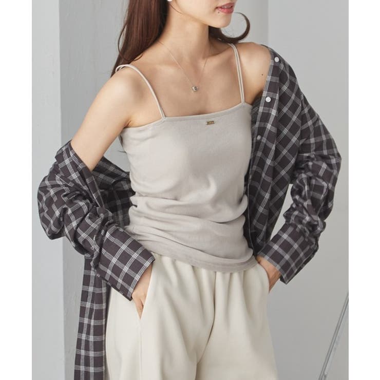 カップ付きダブルストラップキャミソール | RANAN | 詳細画像10 