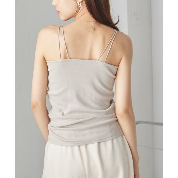 カップ付きダブルストラップキャミソール | RANAN | 詳細画像13 