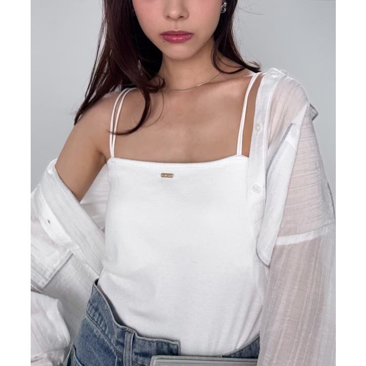 カップ付きダブルストラップキャミソール | RANAN | 詳細画像17 