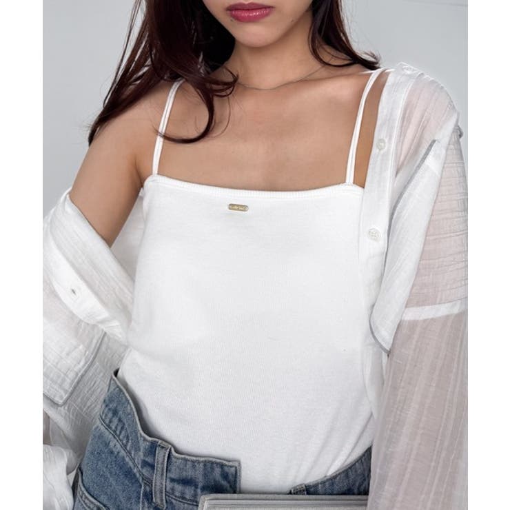 カップ付きダブルストラップキャミソール | RANAN | 詳細画像18 