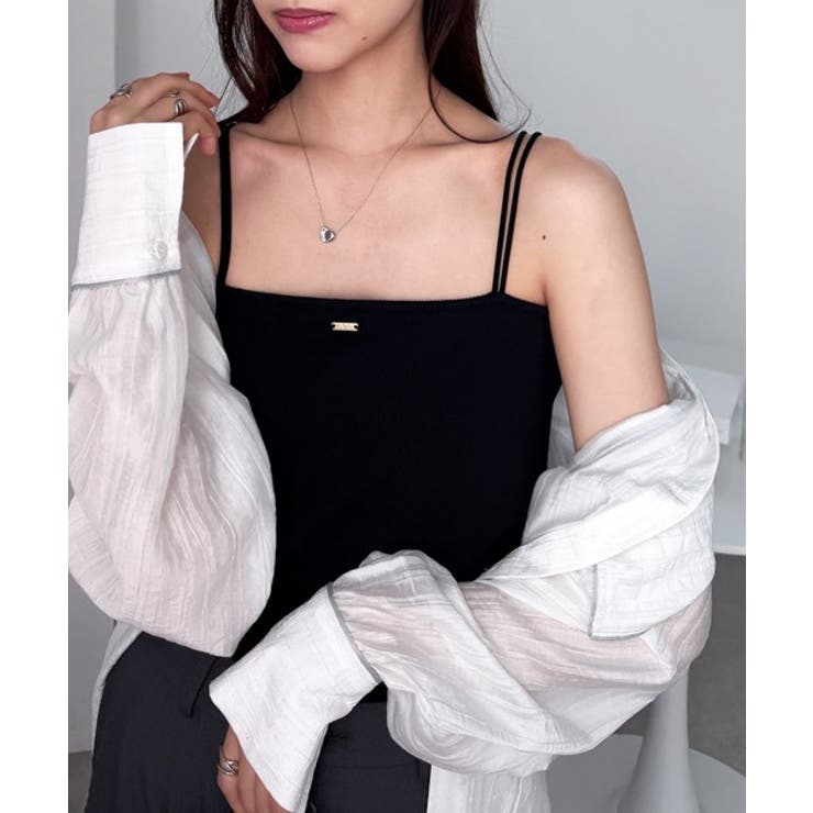 カップ付きダブルストラップキャミソール | RANAN | 詳細画像37 