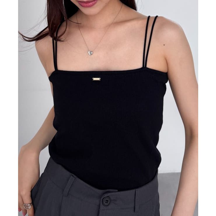 カップ付きダブルストラップキャミソール | RANAN | 詳細画像40 