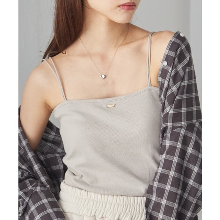 カップ付きダブルストラップキャミソール | RANAN | 詳細画像7 