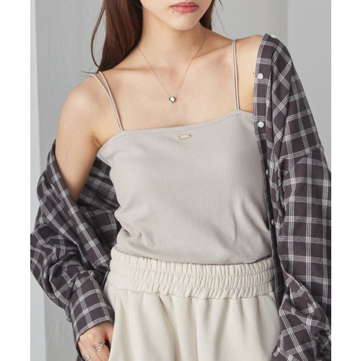 カップ付きダブルストラップキャミソール | RANAN | 詳細画像9 