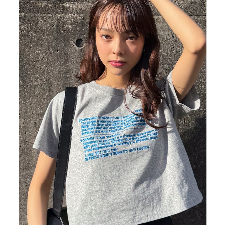 汗シミ防止 刺繍ロゴコンパクトTシャツ | RANAN | 詳細画像10 