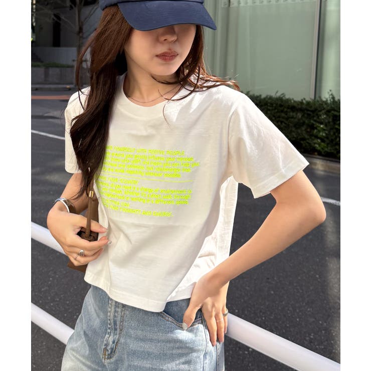 汗シミ防止 刺繍ロゴコンパクトTシャツ | RANAN | 詳細画像14 