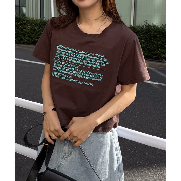 グレーケイ | 汗シミ防止 刺繍ロゴコンパクトTシャツ | RANAN