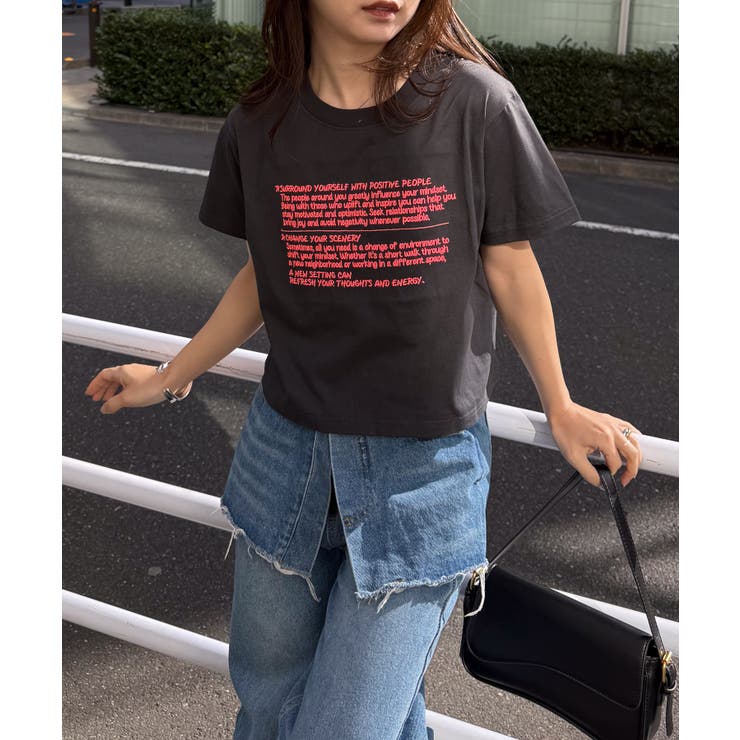 汗シミ防止 刺繍ロゴコンパクトTシャツ | RANAN | 詳細画像22 