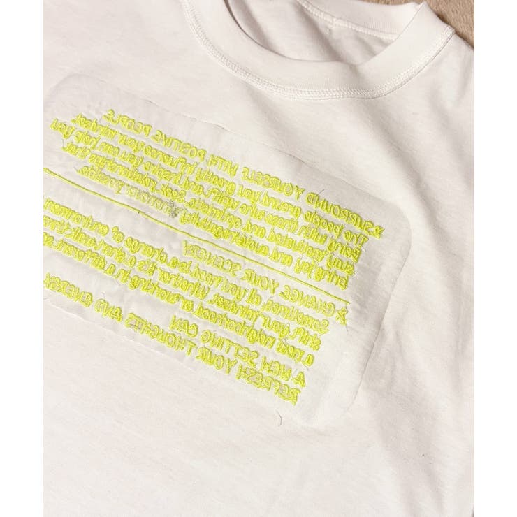 汗シミ防止 刺繍ロゴコンパクトTシャツ | RANAN | 詳細画像25 