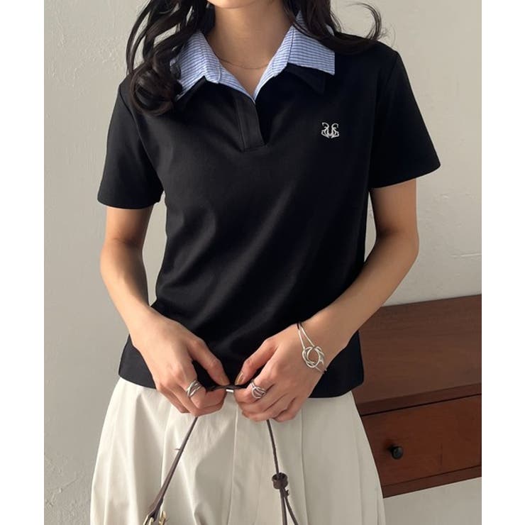 レイヤード襟付きカットソー | RANAN | 詳細画像20 