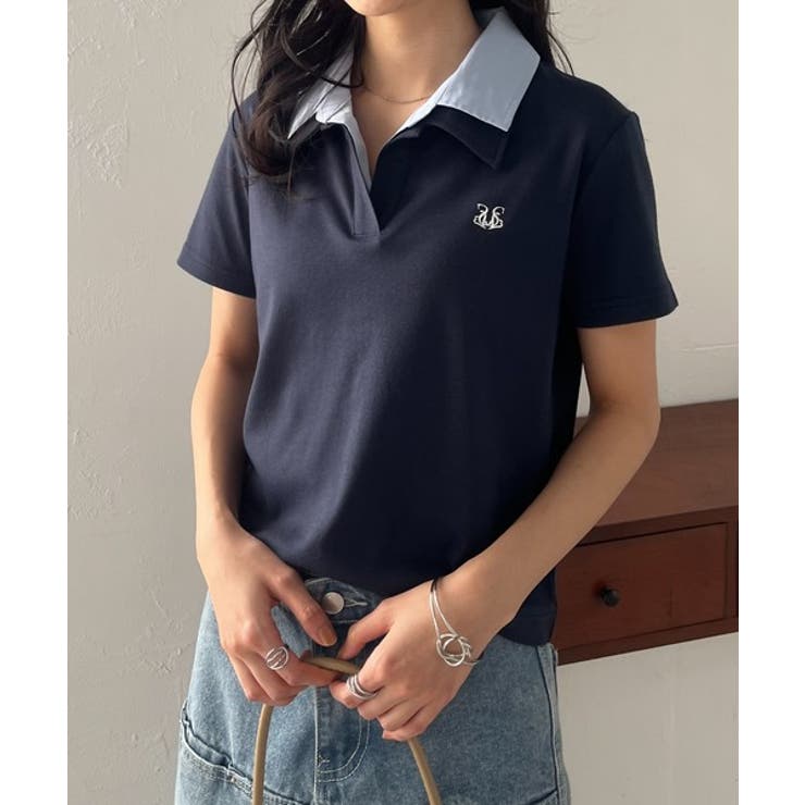 レイヤード襟付きカットソー | RANAN | 詳細画像3 