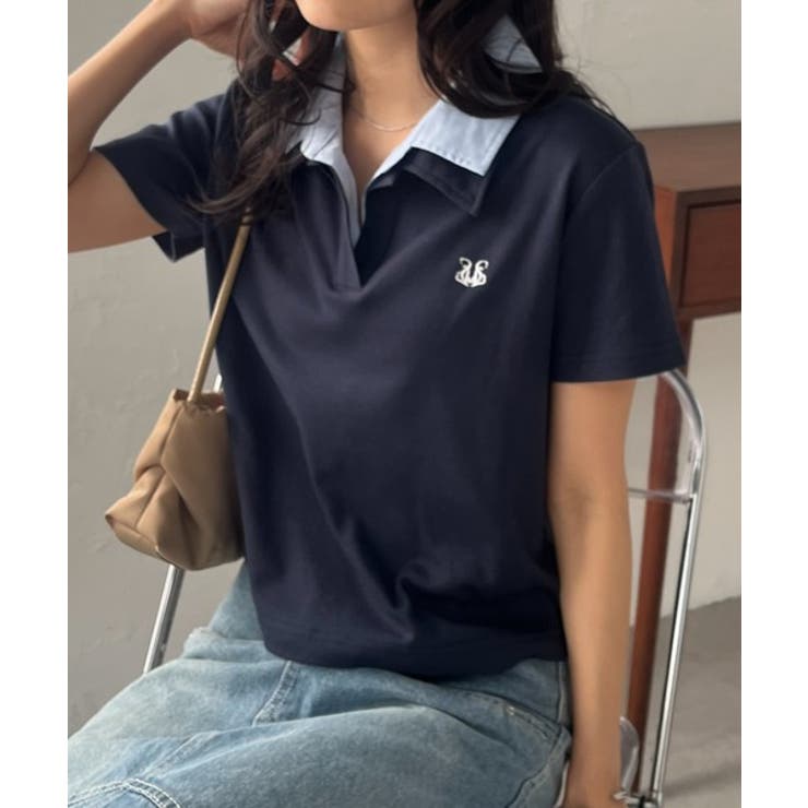 レイヤード襟付きカットソー | RANAN | 詳細画像5 