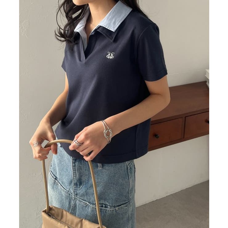 レイヤード襟付きカットソー | RANAN | 詳細画像6 