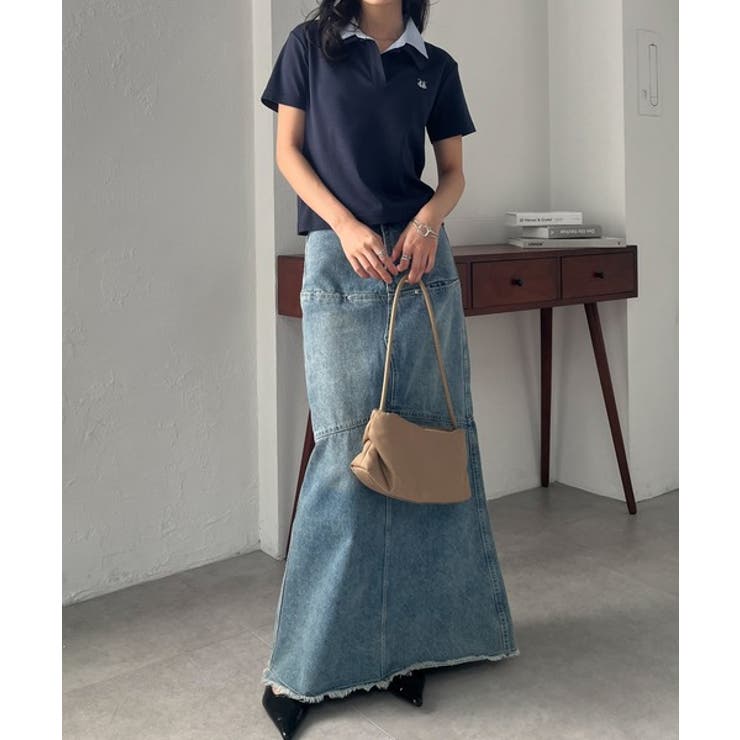 レイヤード襟付きカットソー | RANAN | 詳細画像7 