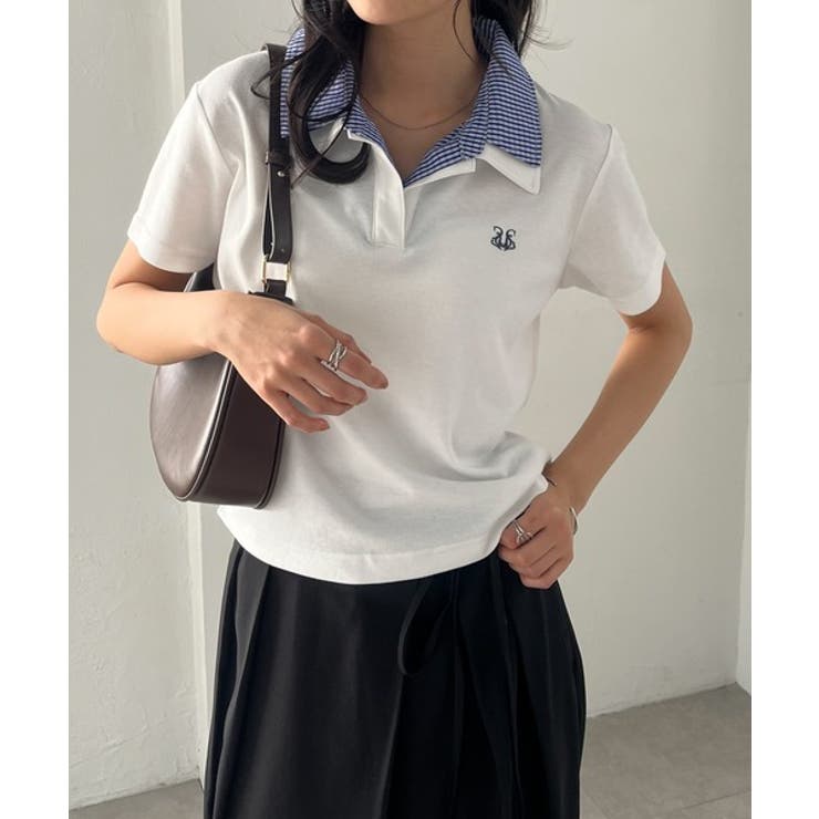 レイヤード襟付きカットソー | RANAN | 詳細画像8 