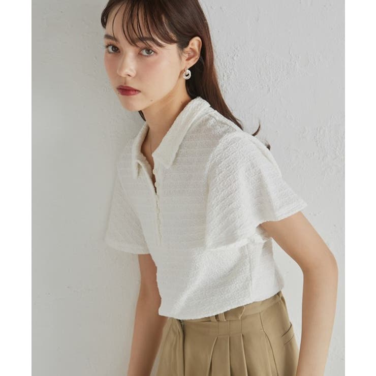 襟付きポロカットブラウス | RANAN | 詳細画像13 