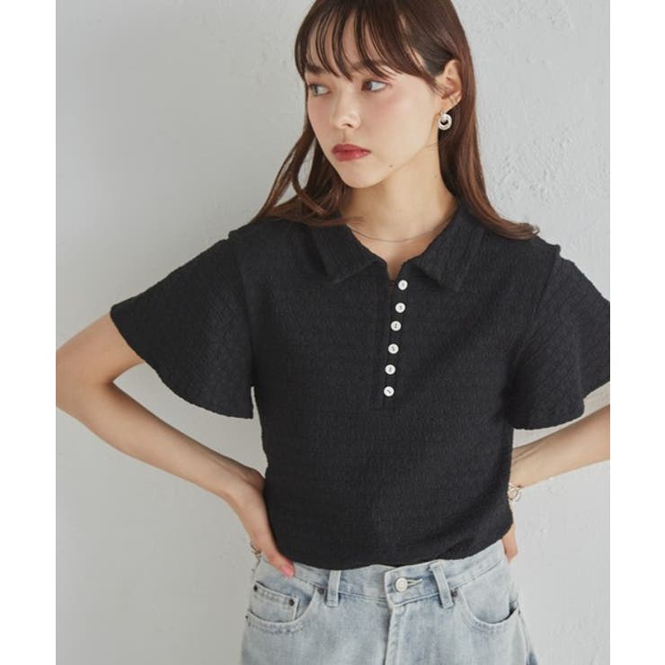 襟付きポロカットブラウス | RANAN | 詳細画像16 