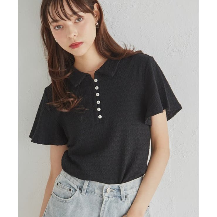 襟付きポロカットブラウス | RANAN | 詳細画像18 