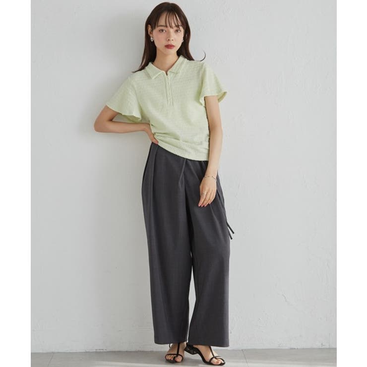 襟付きポロカットブラウス | RANAN | 詳細画像30 