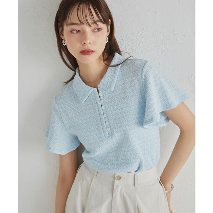 襟付きポロカットブラウス | RANAN | 詳細画像4 