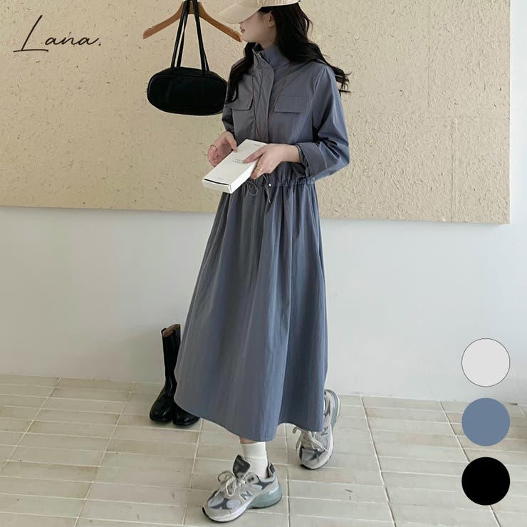 シャツワンピース 秋 春 | LAPULE  | 詳細画像1 