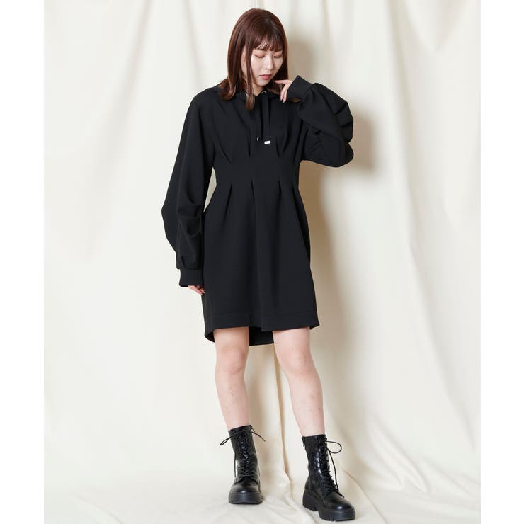 Redyazel レディアゼル ダンボールフードタックミニワンピース 品番 Redw Redyazel レディアゼル のレディースファッション通販 Shoplist ショップリスト