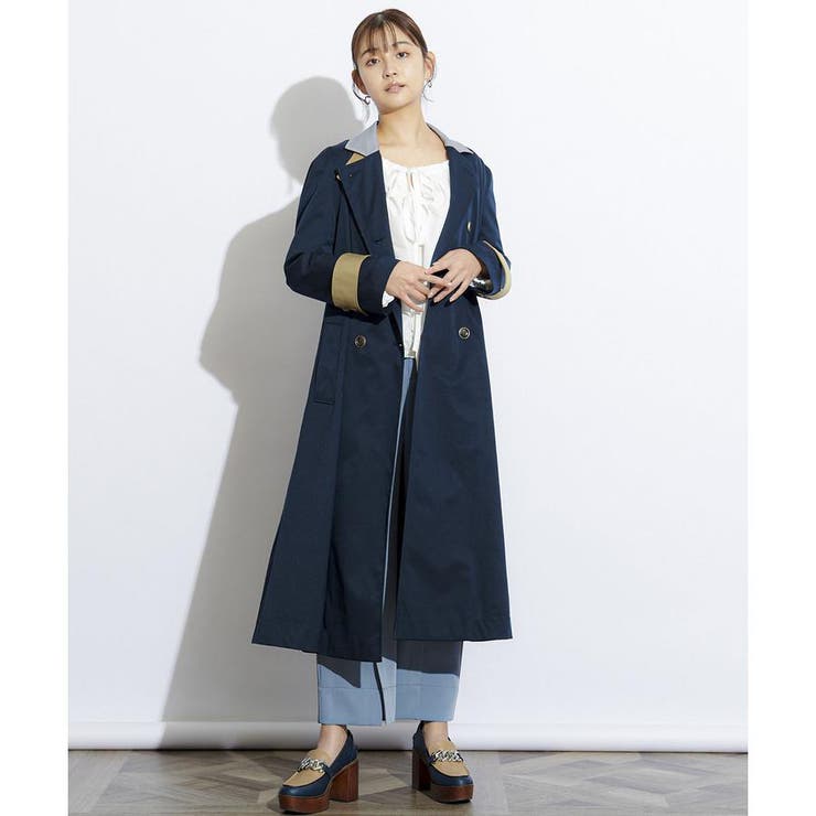 ディテール配色トレンチコート 品番 Redw Redyazel レディアゼル のレディース ファッション通販 Shoplist ショップリスト ディテール配色トレンチコート 品番 Redw Redyazel レディアゼル のレディース ファッション通販 Shoplist ショップリスト