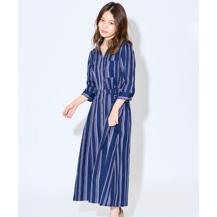 ストライプロングワンピース 品番 Redw Redyazel レディアゼル のレディースファッション通販 Shoplist ショップリスト