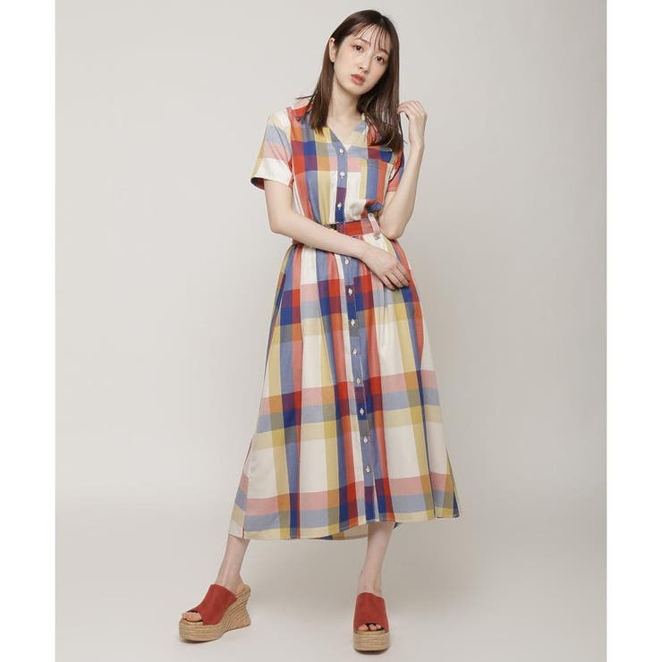 オリジナルレトロチェックワンピース 品番 Redw Redyazel レディアゼル のレディースファッション通販 Shoplist ショップリスト