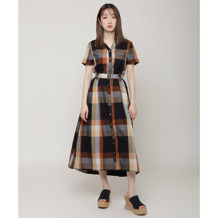 オリジナルレトロチェックワンピース 品番 Redw Redyazel レディアゼル のレディースファッション通販 Shoplist ショップリスト