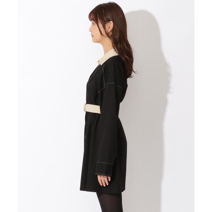 バイカラーコンパクトシャツワンピース 品番 Redw Redyazel レディアゼル のレディースファッション通販 Shoplist ショップリスト